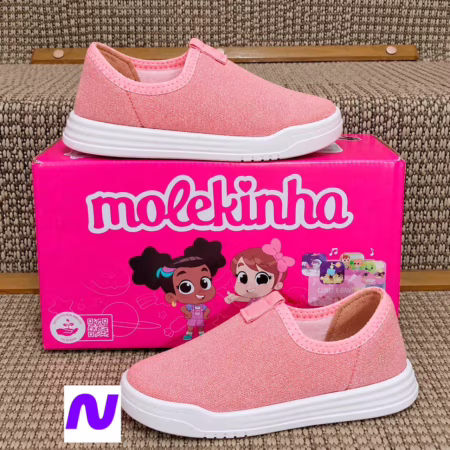 Tênis Infantil MOLEKINHA Menina 25000.100 (26 até 33)