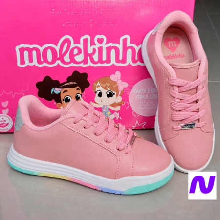 ▪ Tênis Infantil MOLEKINHA Menina 2754.202 (nº 26 ao 33)