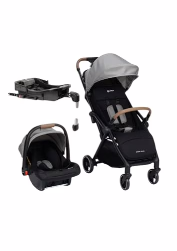 Travel System Safety 1st, Spark Plus Trio, com Isofix, 0 meses a 22 kg, Grey Frost