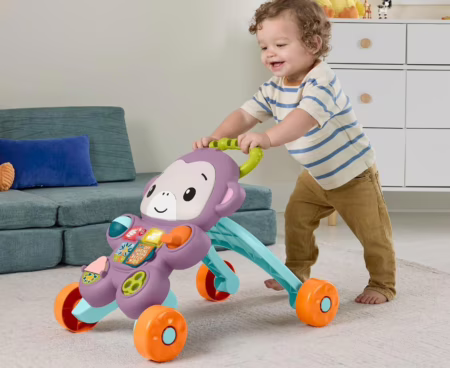 Andador Aprenda Comigo Amigo Macaco Fisher-Price