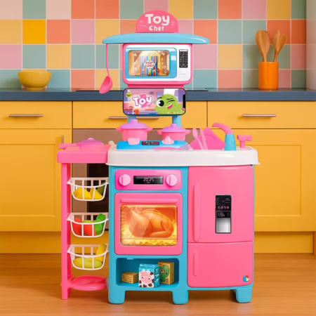 🛍️ Bancada Infantil Chef com Talheres e Frutas