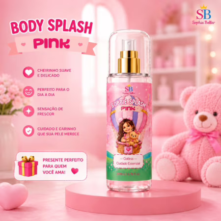 Body Splash Infantil Pink Sophia Bellar 200ml – Cuidado Essencial