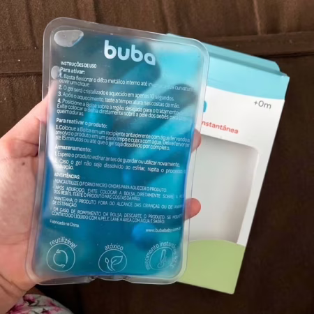 😍 Buba Bolsa Termica Instantanea Em Gel Modelo:14517, Cor: Azul