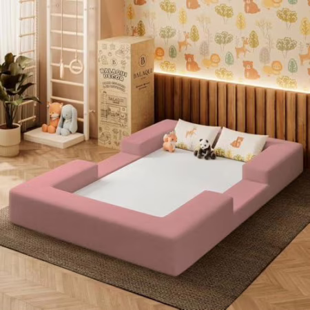 🛍 Cama Montessoriana Rosa 100% Espuma