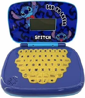 Candide, Laptop Infantil, Stitch, Brinquedo Educativo - Bilíngue