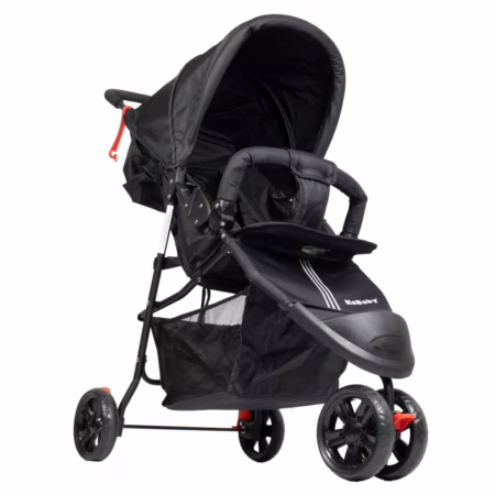 ➡️ Carrinho De Bebê EasyGo Com Cesto 3 Rodas Passeio Até 15kgs KaBaby