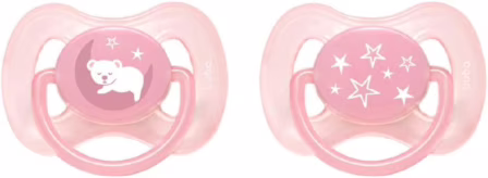 Chupeta Comfort Tam 2 - Kit Ursinho/Estrela Rosa - Buba