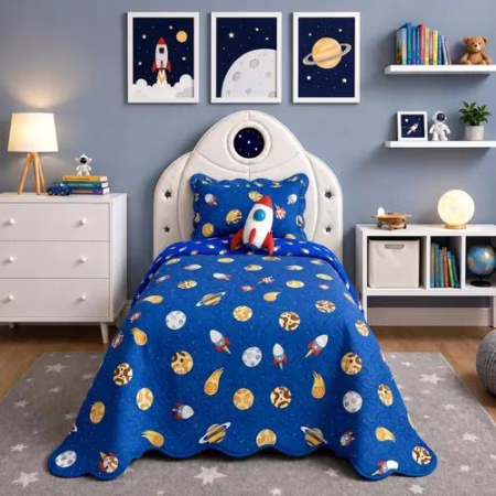 🛍️ Colcha Dupla Face Infantil 2 Peças