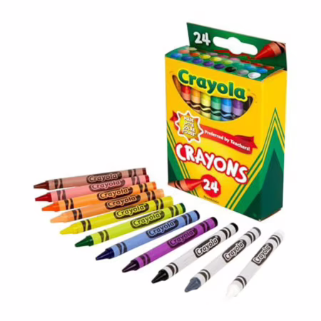 CRAYOLA 52-3024 Regular Crayon Regular Crayon 24 Pack, (16018)