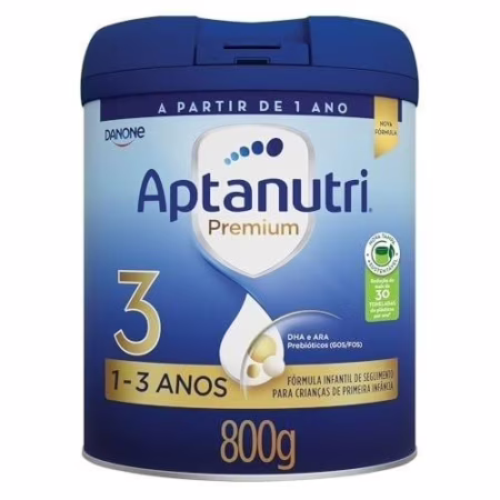 Danone Nutricia - Aptanutri Premium 3  1-3 anos  Fórmula de Seguimento  800g