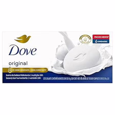 Dove Sabonete em Barra Original 90g 6 Unidades