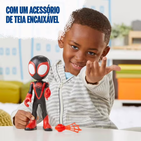Figura de Ação Marvel Miles Morales Spidey and His Amazing Friends – 22,5 cm