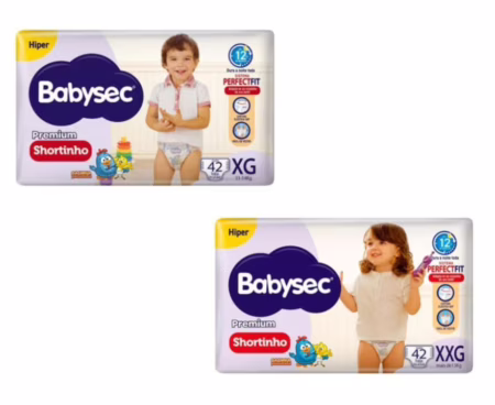 Fralda Babysec Premium Shortinho