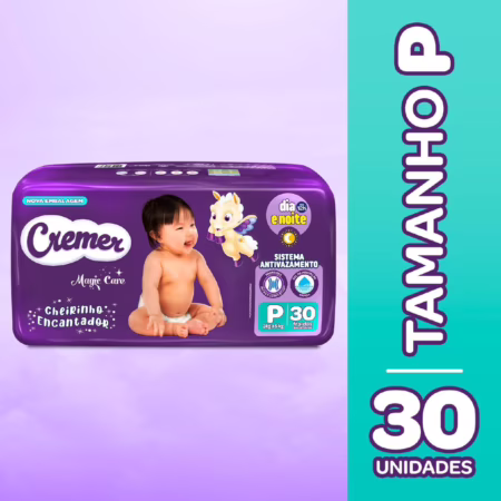 Fralda Cremer Magic Care P 30 unidades