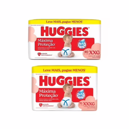 Fralda Huggies Máxima Proteção • B