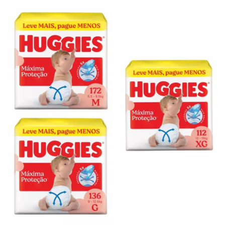 Fralda Huggies Supreme Care • B