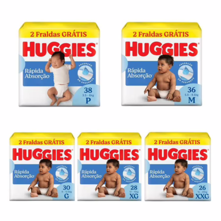 Fralda Huggies Tripla Proteção (Pacote Menor!)