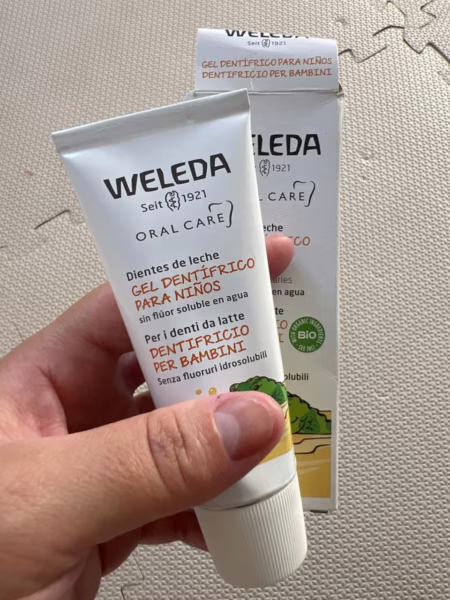 Gel Dental Infantil Weleda Amarelo 50ml
