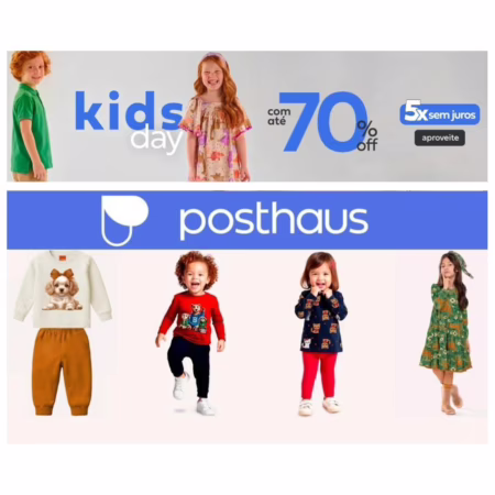 Grandes Marcas com até 70% off