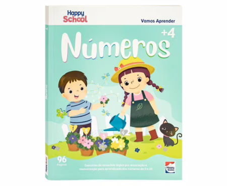 Happy School Cartilha de Alfabetização: Números