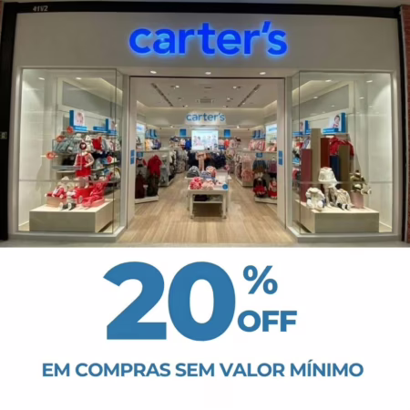 Itens Carter's com até 59% off + 20% off com cupom!