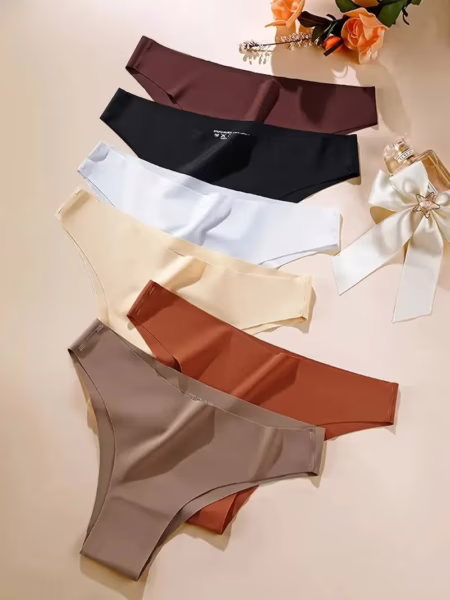 💎 Kit 10 Calcinhas Tanga Sem Costura Premium Conforto