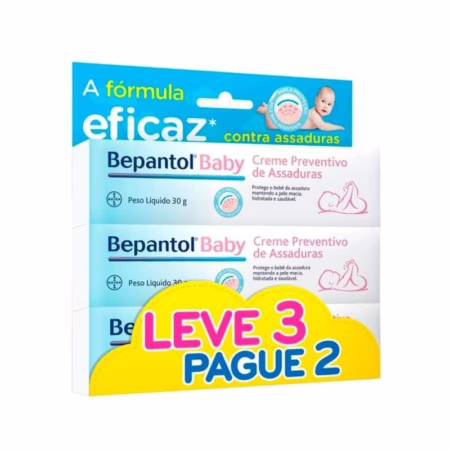 Kit 3 Pomadas para Assaduras Bepantol Baby 30g