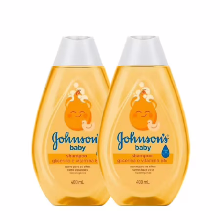 Kit com  2 Johnson's Baby Shampoo 400ml