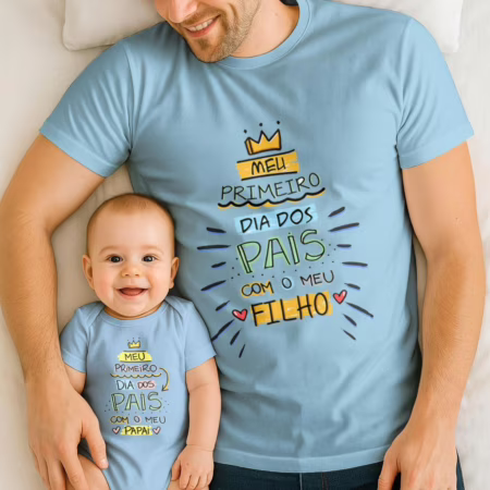🛍️ Kit Pai e Filho Meu Primeiro Dia dos Pais