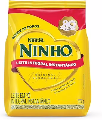 Leite em Pó Instantâneo Integral Ninho Sachê 575g