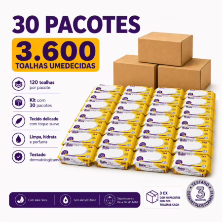 LENÇO UMEDECIDO PRA FAZER ESTOQUE