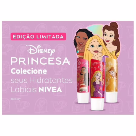 NIVEA Hidratante Labial Disney® Princesa 4,8g