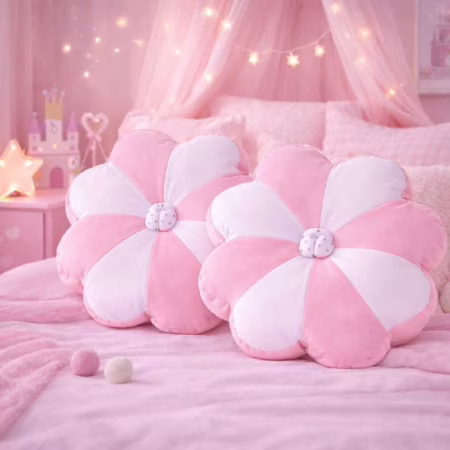 OLHA ISSO 🔥 Almofada de Flor 40x40 para Quarto de Bebê Decorativa Infantil Enxoval de Bebê Poltrona Amamentação