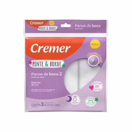 PANO BOCA 35x35 PINTE E BORDE 3UN CREMER CX /12