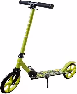 Patinete Juvenil Dobrável Com Descanso Verde Yuupi