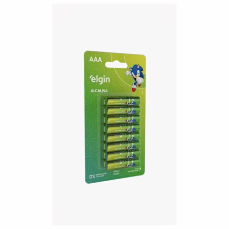 Pilha Alcalina AAA com 16 unidades Elgin