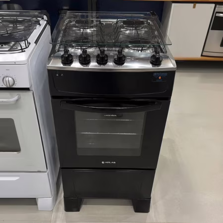 PREÇÃO PARCELADO 💳 FOGÃO 50L DA ATLAS COM MESA DE INOX 🤌