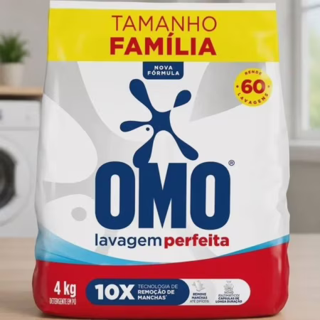 Sabão em Pó OMO Lavagem Perfeita 4kg