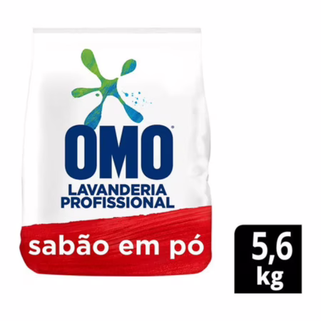 Sabão em Pó OMO Pro Lavanderia Profissional 5,6 kg