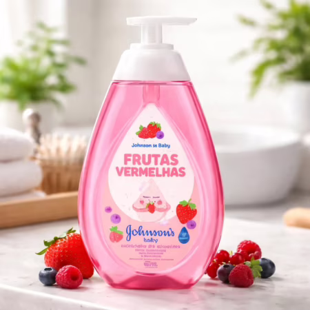 😍 Sabonete Líquido de Glicerina Frutas Vermelhas JOHNSON'S® Baby 200mL