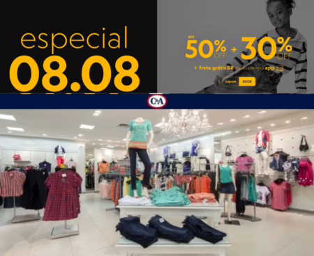 Seleção com até 50% off + 30% Off Extra do Cupom