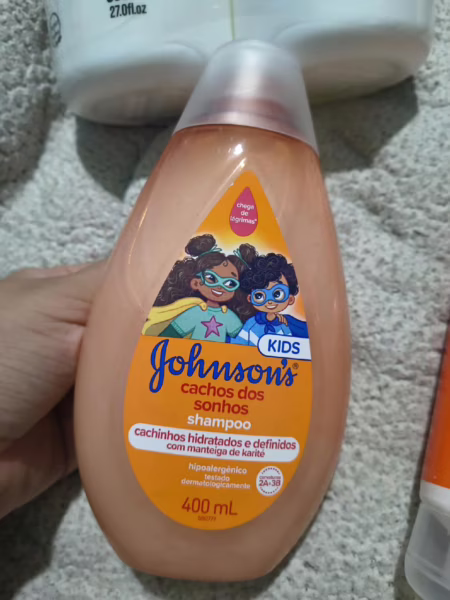 Shampoo Johnson's Baby Para Cabelos Cacheados Cachos Dos Sonhos, 400ml