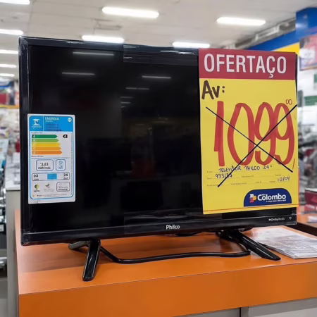 Smart TV de 24" Philco Roku TV PTV24G5YR2CP LED - Preto
