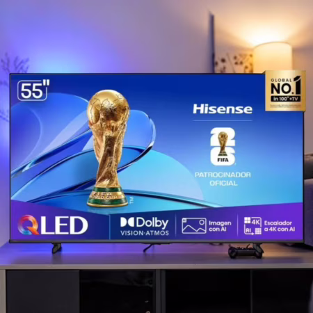 Smart TV Hisense QLED 55" Polegadas UHD 4K | 55Q6QV