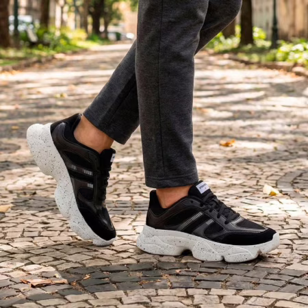 Tênis Sandrini Cloud Track Masculino Casual Leve Academia