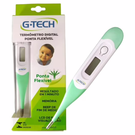 Termômetro Digital de Ponta Flexível G-Tech