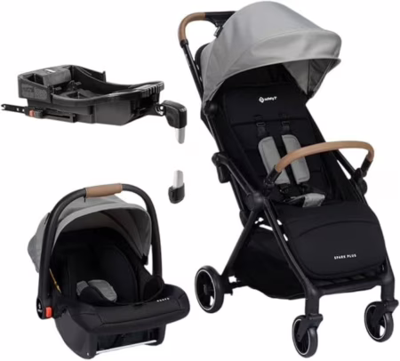 Travel System Spark Plus Trio ISOFIX Black Graphite Safety 1st
