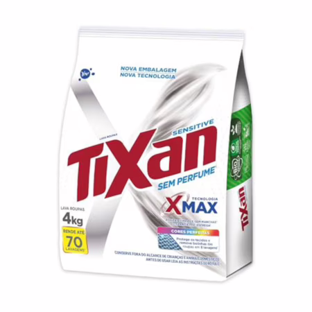 Ypê Lava Roupas em Pó Tixan Sensitive Sachê 4Kg