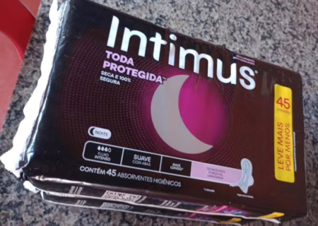 🛍 Absorvente Intimus Toda Protegida Noturno Suave ou Seca Com abas 45 un