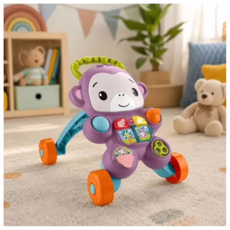 Andador Aprenda Comigo Amigo Macaco Fisher-Price